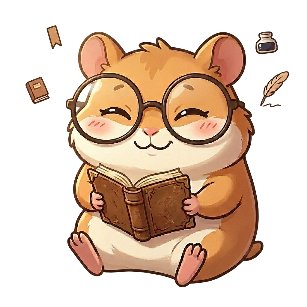 Hamster liest die Regeln